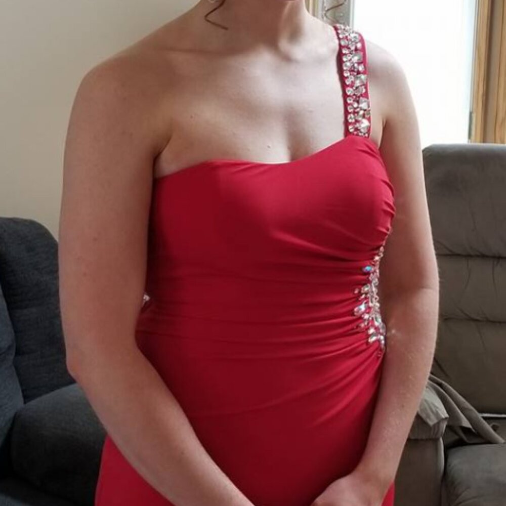 City Studio Red Formal Dress